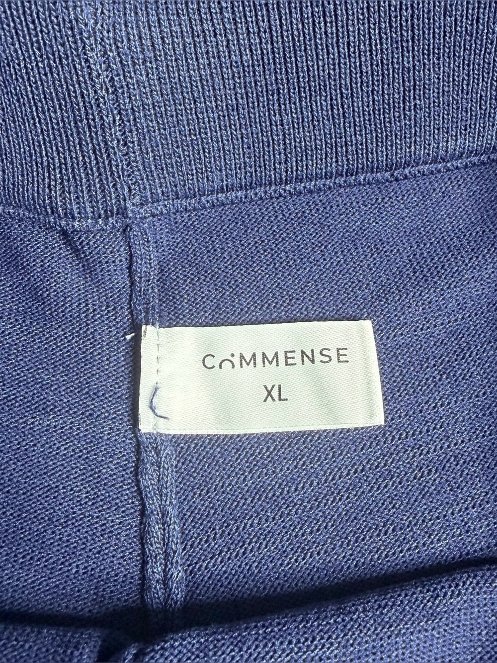 COMMENSE Golden Button Knit Vest Pants Set XL navy wide leg sleeveless high rise - Picture 13 of 16